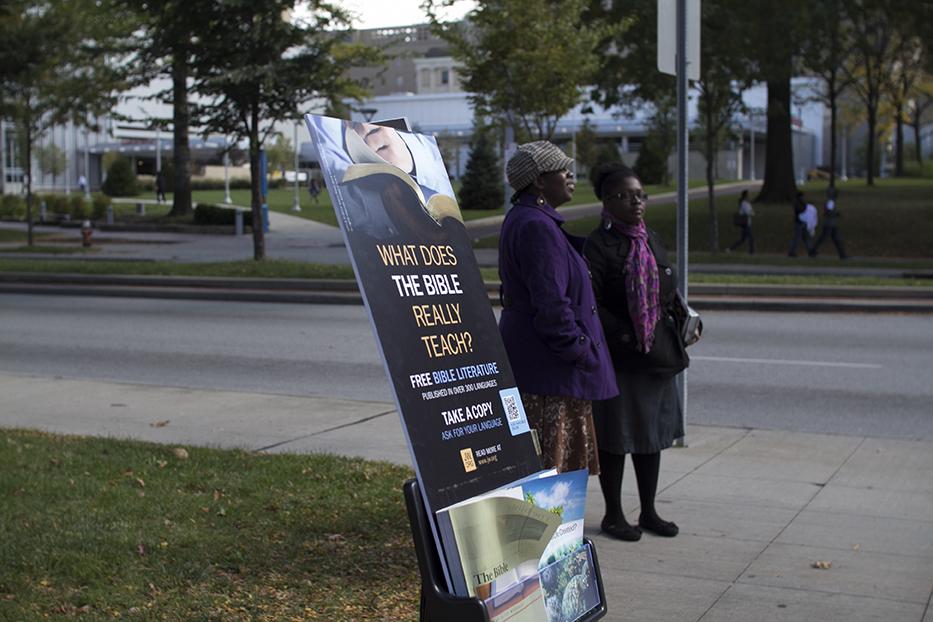 Who Are the People With the Pamphlets?